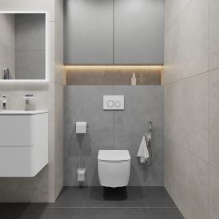 Клавиша смыва IDDIS Unifix UNI03WCi77 белый матовый